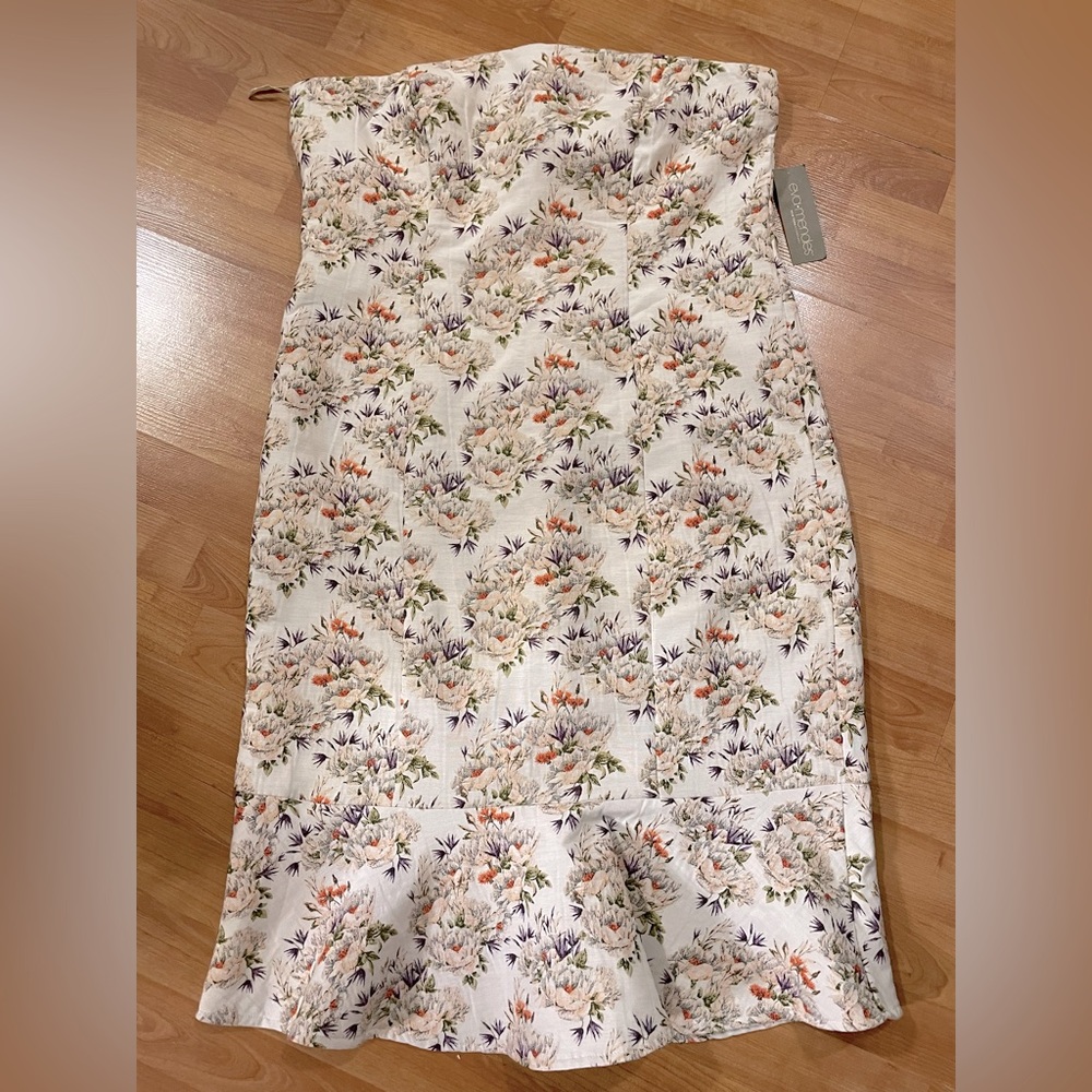 *NWT* Eva Mendes NY&C Strapless Floral Dress sz 18